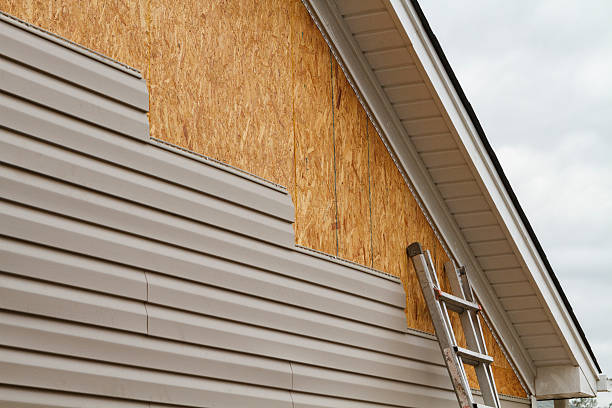 Professional Vinyl Siding technician working in West Finley, PA